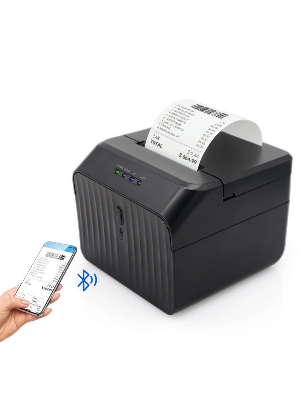 AROAQ Label Thermal Printer - Advanced thermal transfer technology 75 millimeter