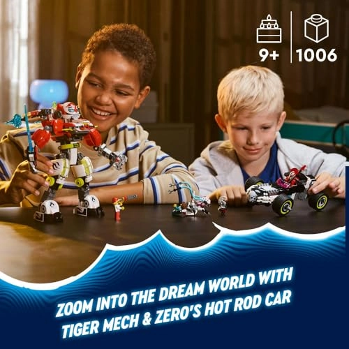 DREAMZzz Cooper’s Tiger Mech & Zero’s Hot Rod Car