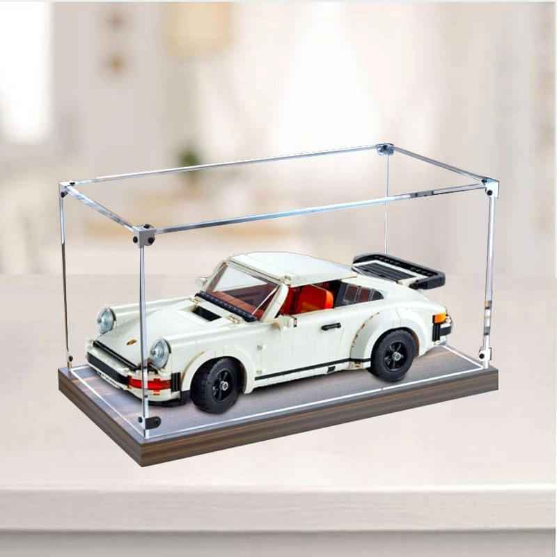 Acrylic Display Case - Fits 10295 15.74 x 7.87 x 7.87 in Walnut Bottom