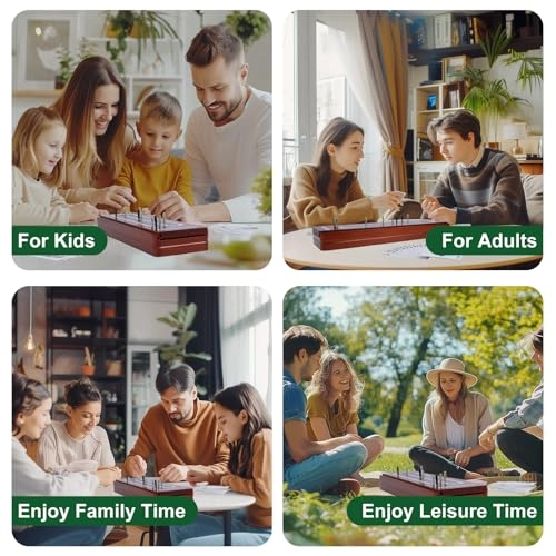 Cribbage Board - Folding 3-Track 9 Metal Pegs