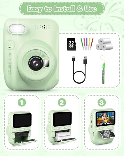Kids Instant Print Camera