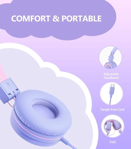 Type C Kid Headphone Wired Headphone