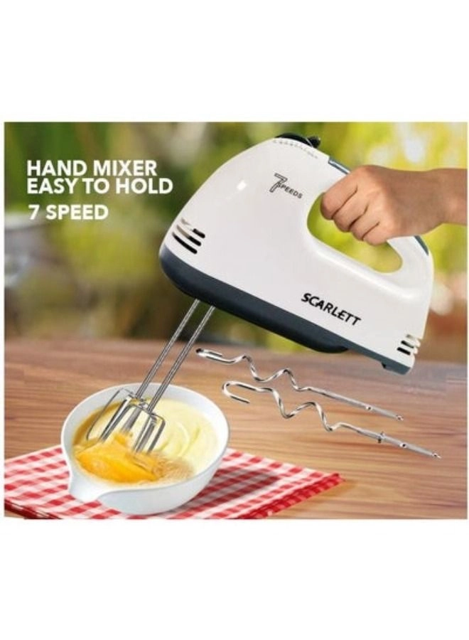 Super 7 Speed Hand Mixer - 200W