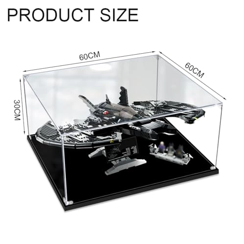 Acrylic Display Case - Fits 76161 Crystal Clear Dustproof
