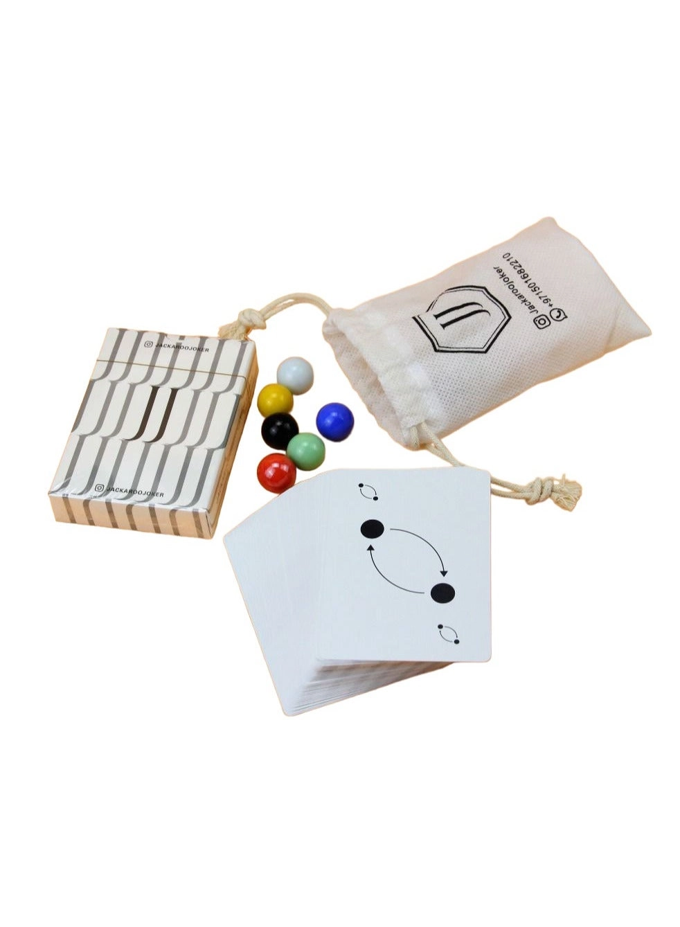 Dubai Style - Colorful Marble Portable Storage Bag (English & Arabic)