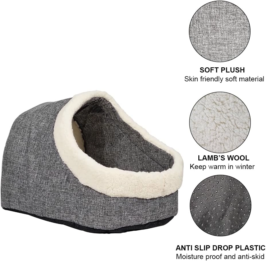 Enclosed cat bed
