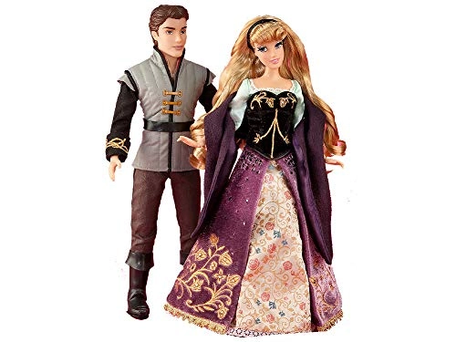 Aurora Doll - 11 1/2'' H + Prince Phillip Doll - 12'' H