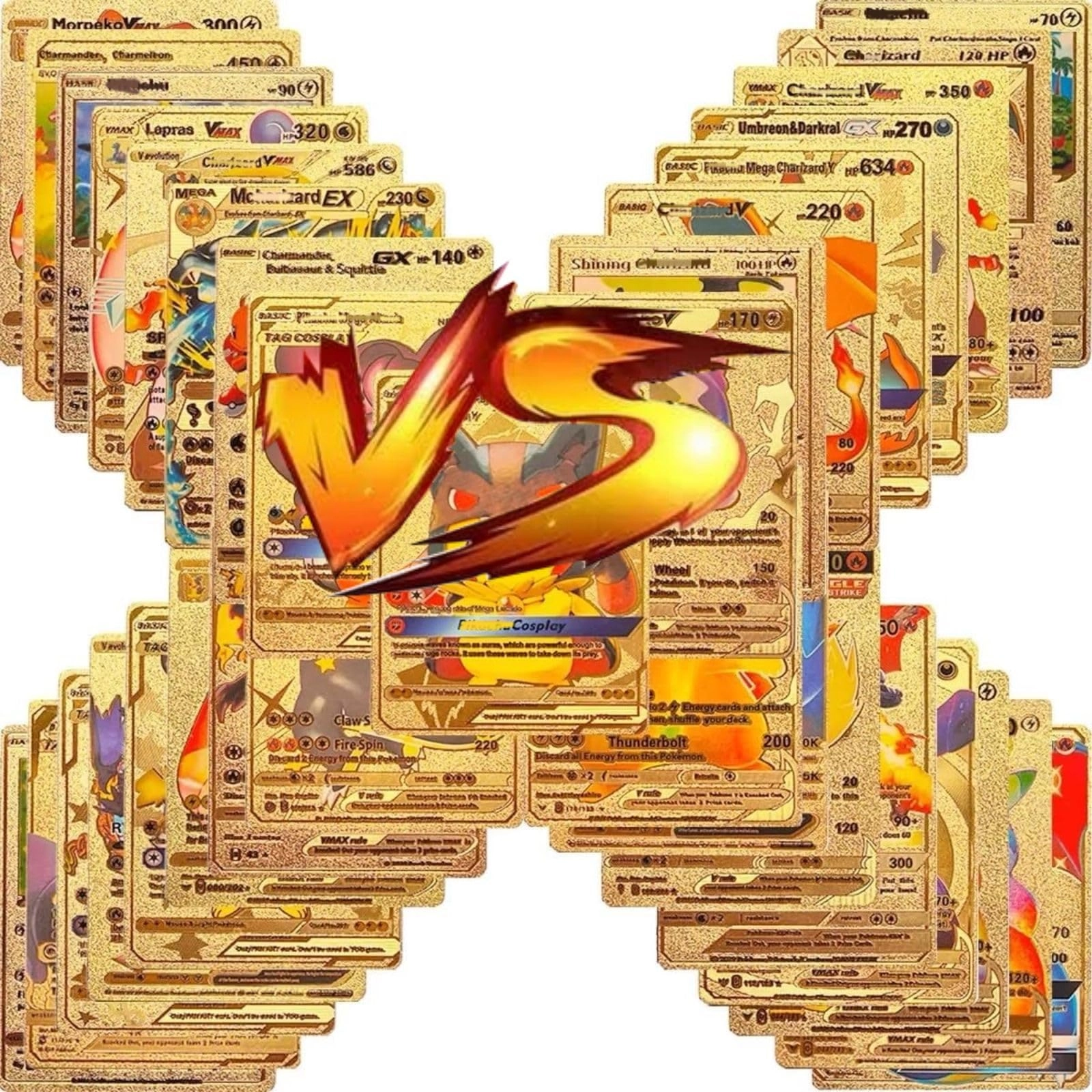 NLZFK GIFTS Ultra Rare Gold Cards - 55pcs