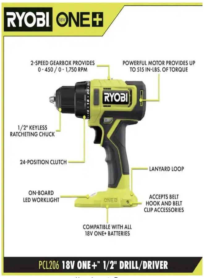 PCL206B - 18V Cordless 1/2 in.