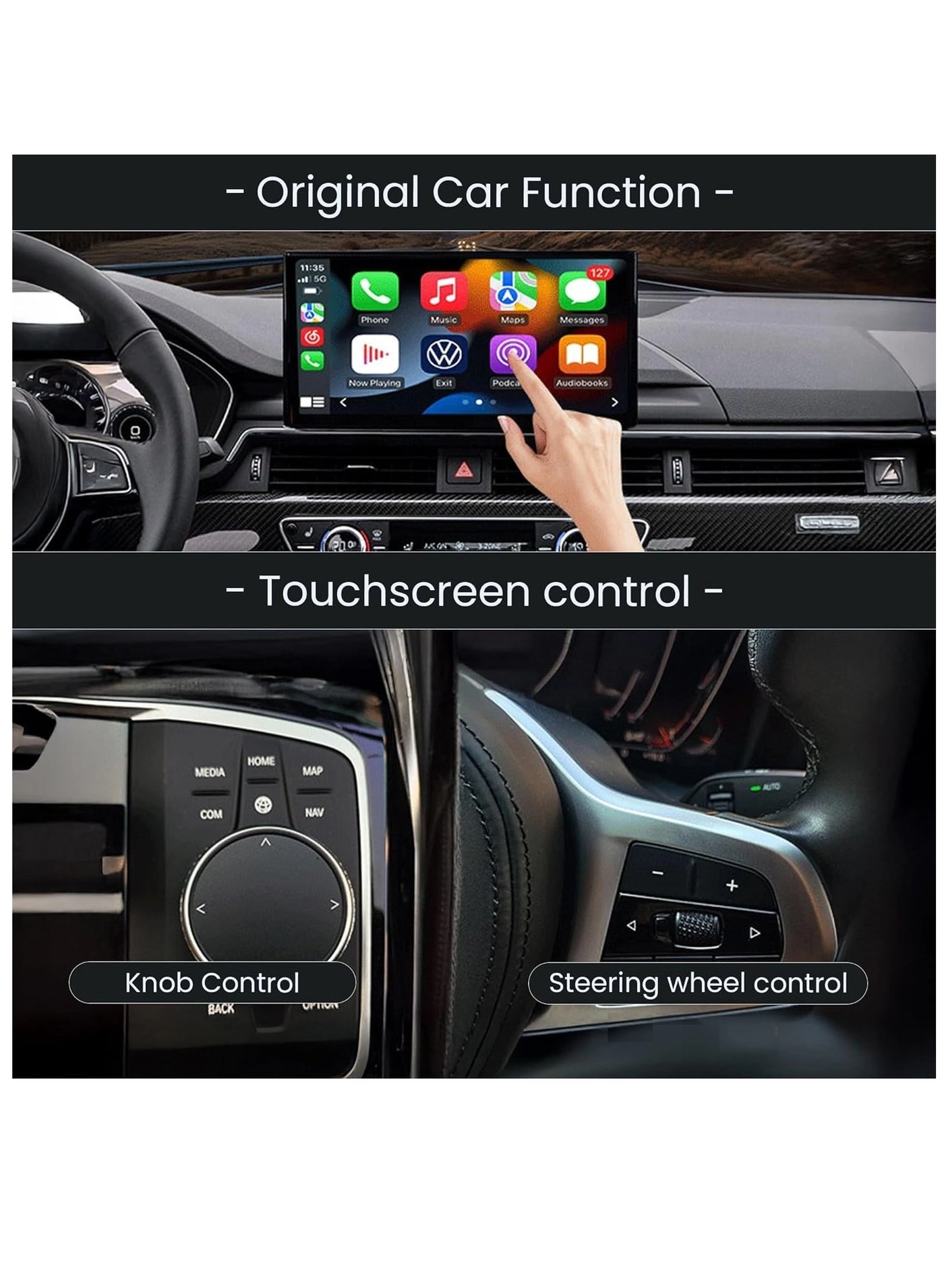 Wireless CarPlay Adapter - USB Type C 5 GHz WiFi