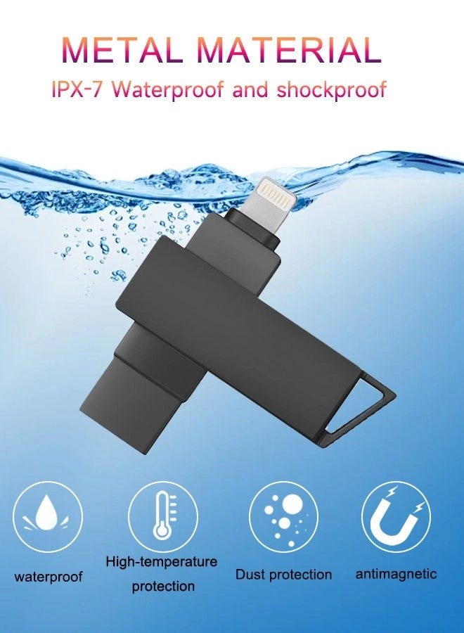 USB Flash Drives 2 in 1 - USB 3.0 Lightning 128G