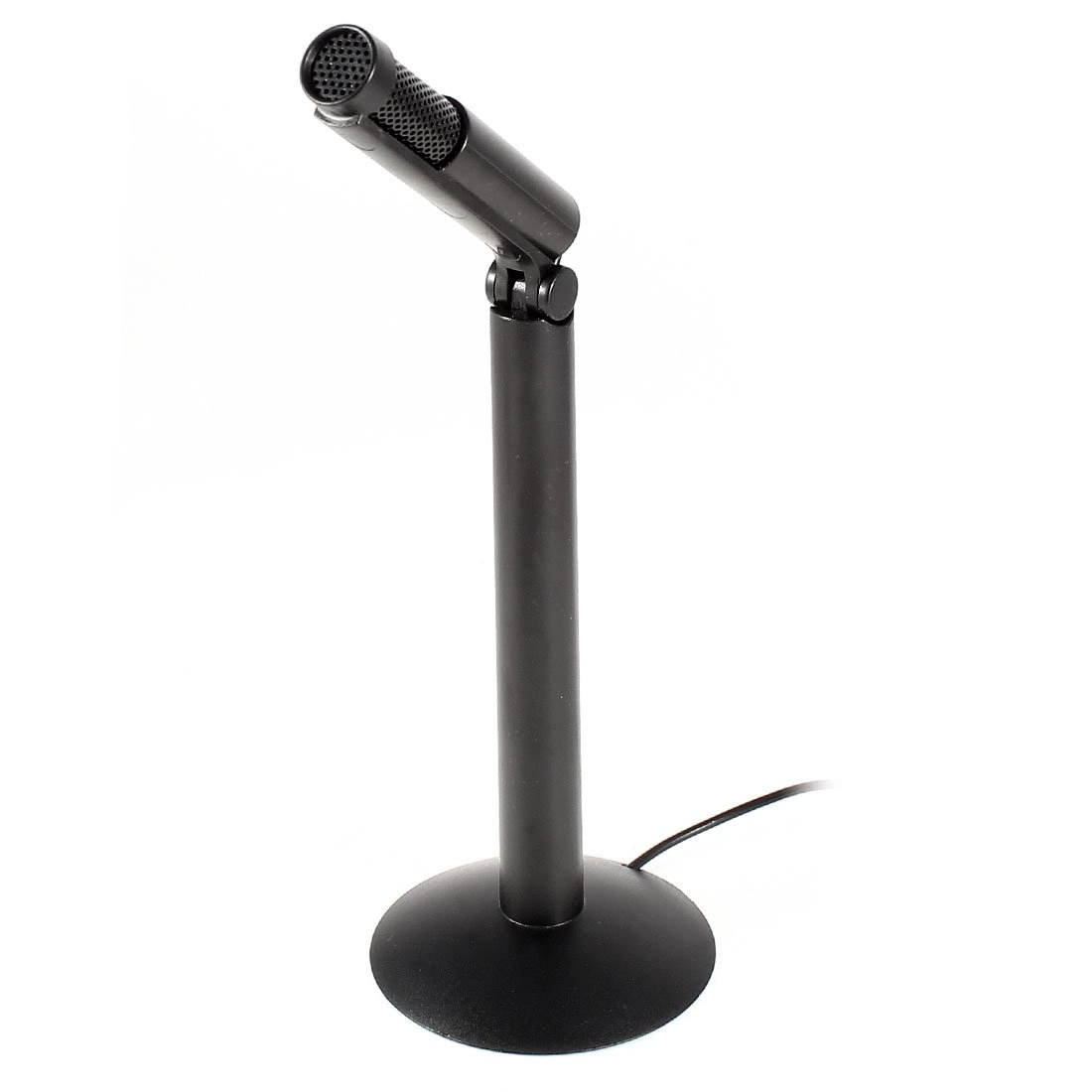 3.5mm Stereo Studio Speech Microphone Mic Stand Mount - Black Small
