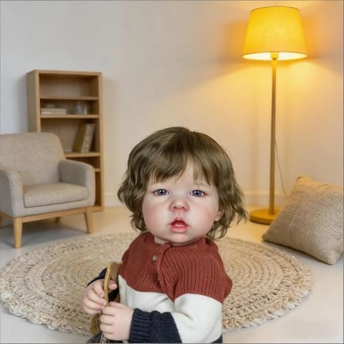 Liam Reborn Baby Doll - 20 inch Vinyl Boy Blonde Hair Ages 3+