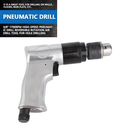AD-104 - 3/8" Air Pneumatic Drill 1800 RPM Reversible Rotation