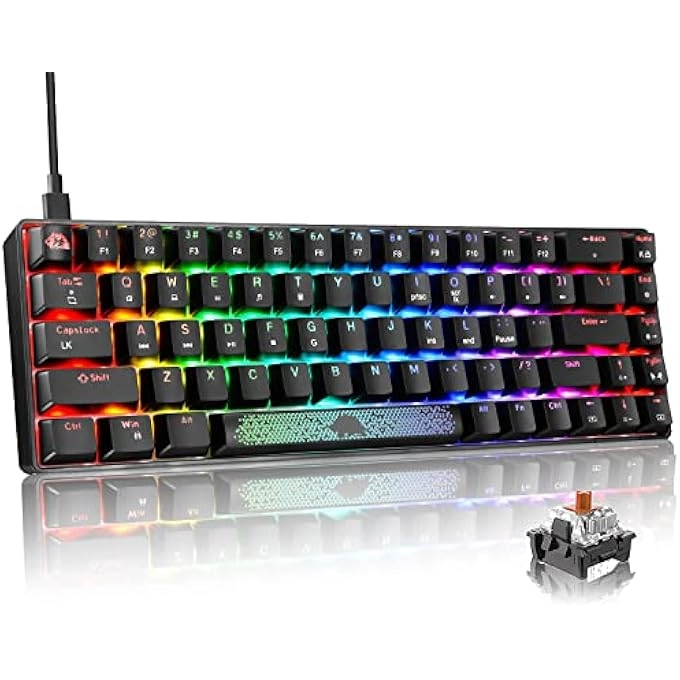 Magic-Refiner 60% Mechanical Gaming Keyboard - Wired