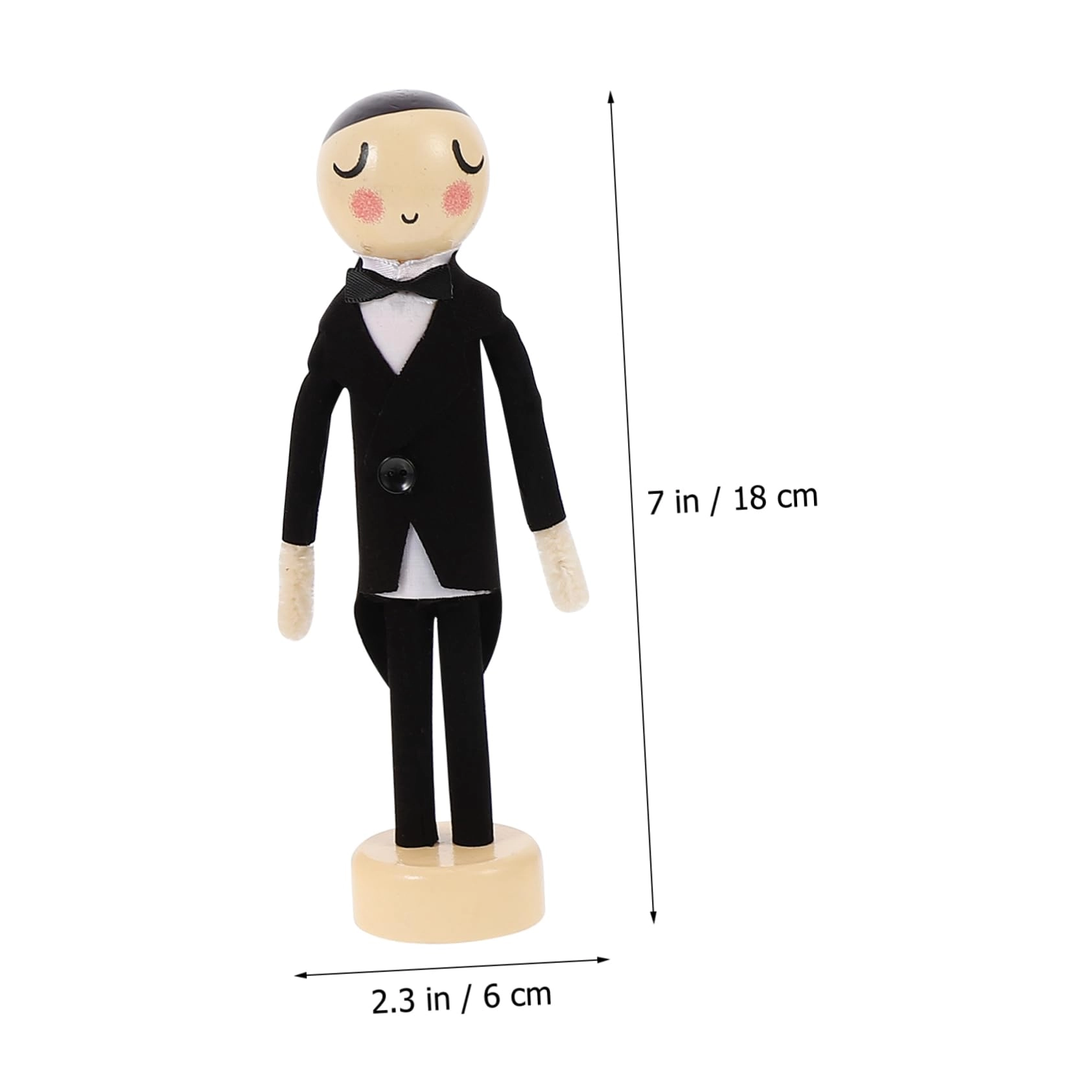 Wedding Couple Statue Set - 4pcs