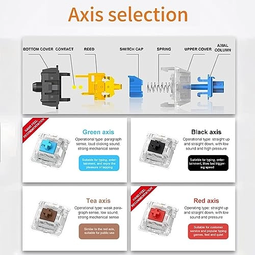 68 Key RGB Mechanical Gaming Keyboard - Wired/Wireless