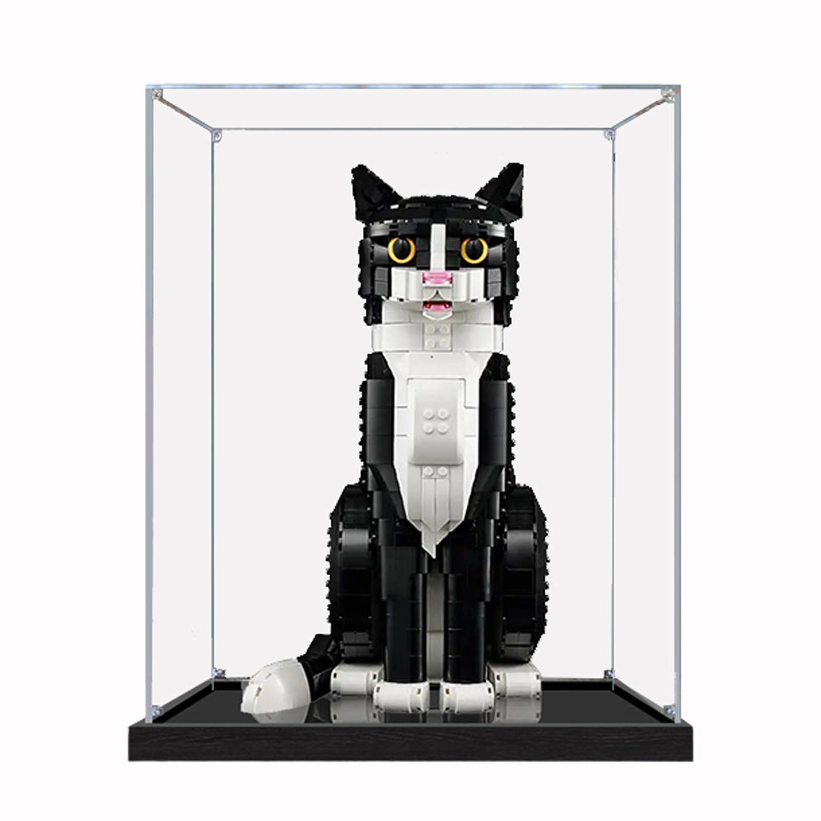 Clear Acrylic Display Case - Dustproof 27 x 27 x 37 cm