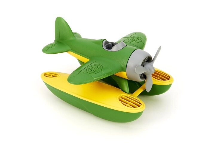 Seaplane - Green BPA Free Phthalate Free Floatplane 9 x 9.5 x 6 inches