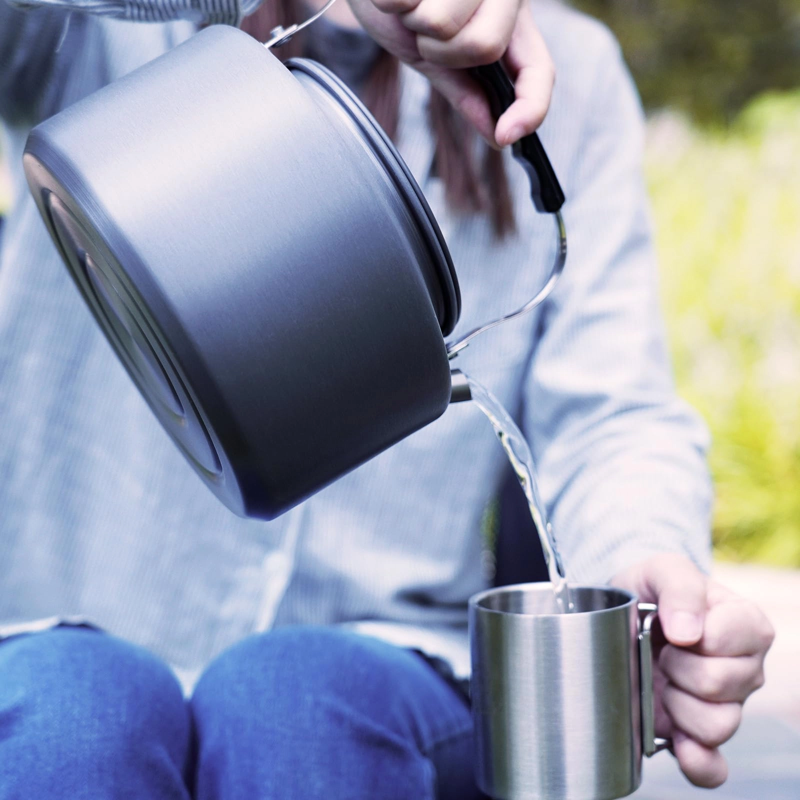 Camping Kettle - 1 Count 2.2L