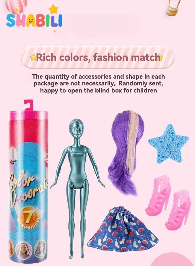 Blind Box Surprise Doll - Color Reveal Makeup Play Ages 3+