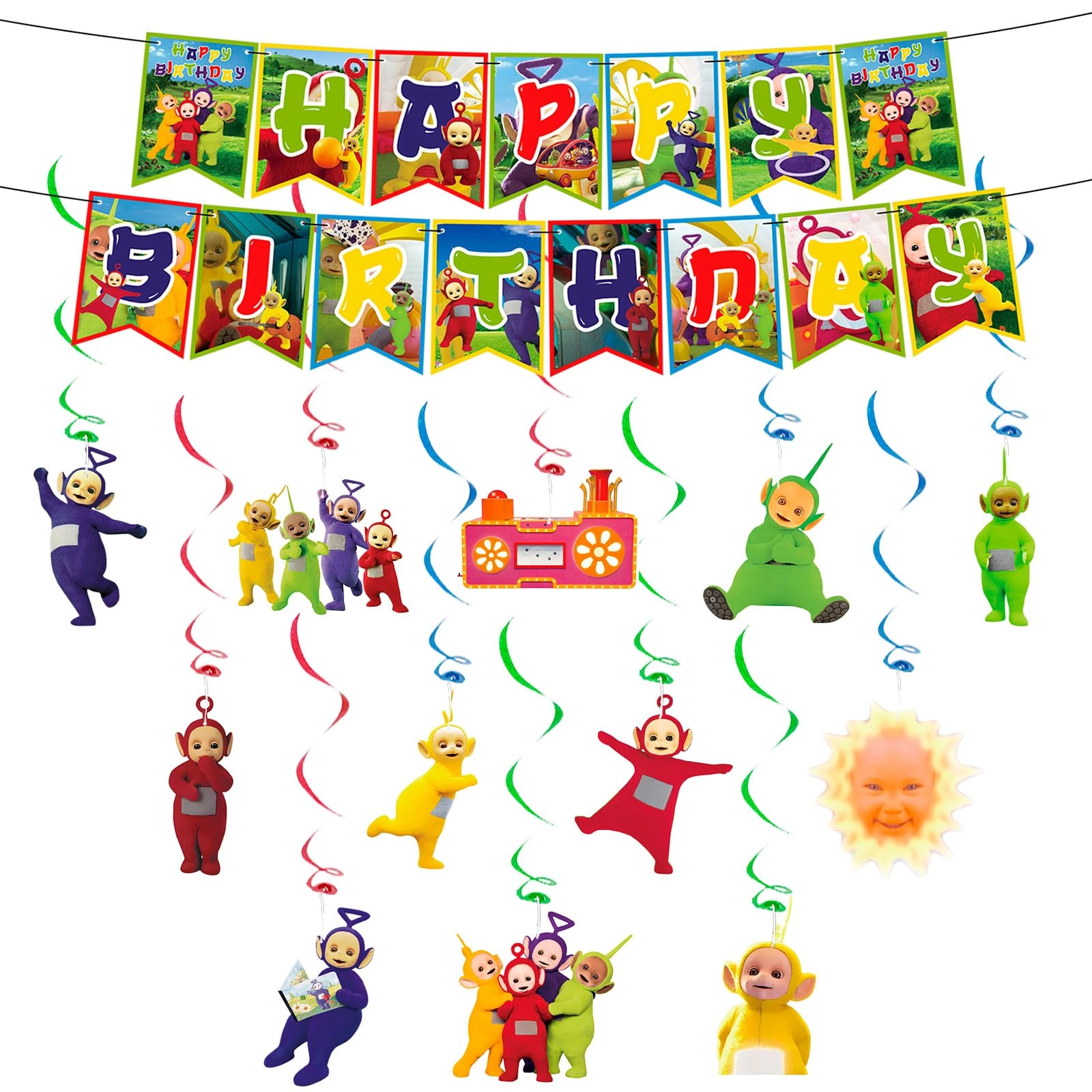 Luclay Birthday Banner - 14.0 Count Birthday