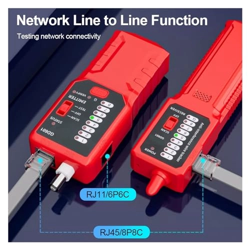 Network Cable Tester - 3in1 Multimeter Visual Fault Locator