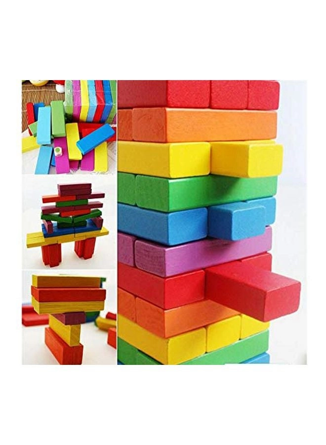 Wooden Building Blocks - 54pcs