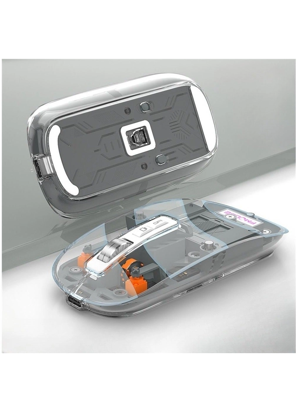 LED Rechargeable Slim Silent Mouse - Wireless