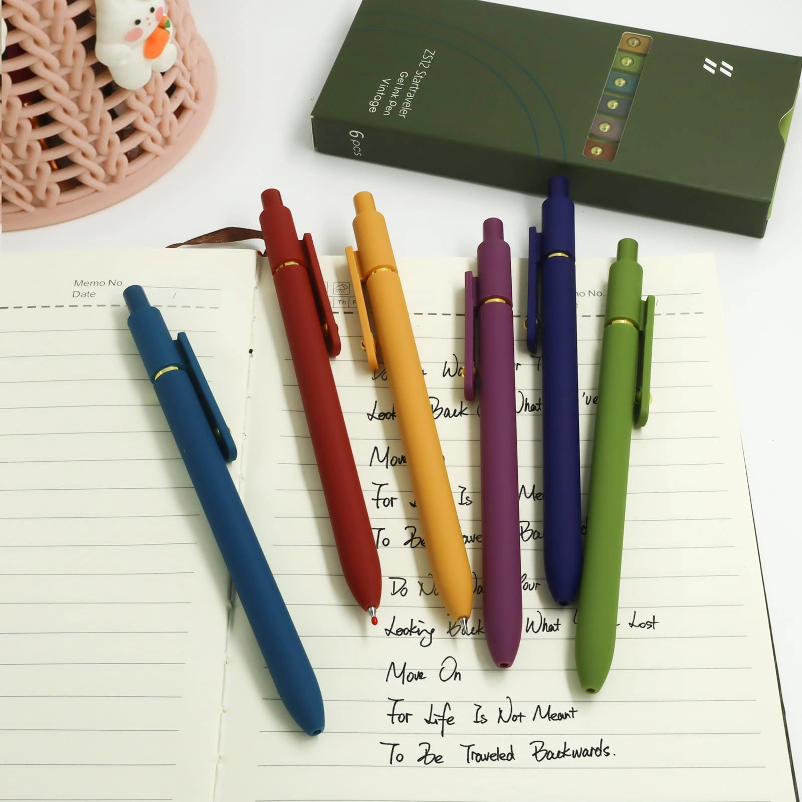 Color Pens - 6 Pcs 0.5mm