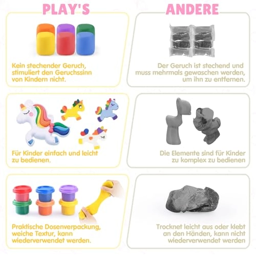 Modelling Clay Set - 3+ years 6 pcs