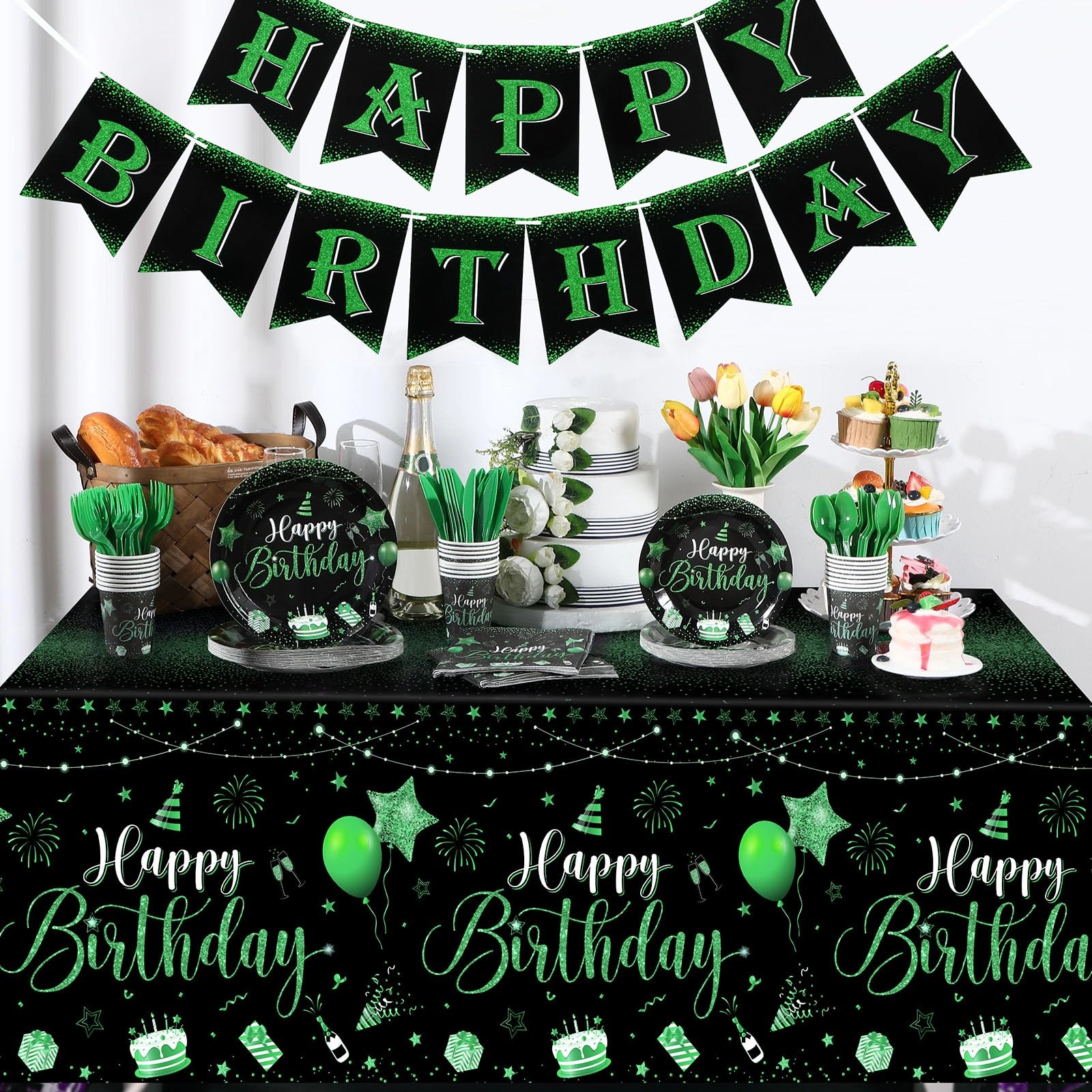 171 Pcs Happy Birthday Party Supplies