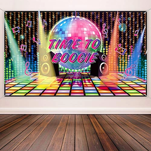70s Theme Party Decorations Backdrop Banner - Birthday Party