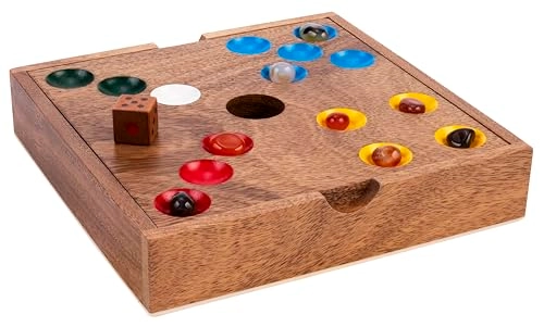 The Pig Hole/Stones - Walnut Wood Box 60 Semi-Precious Stones