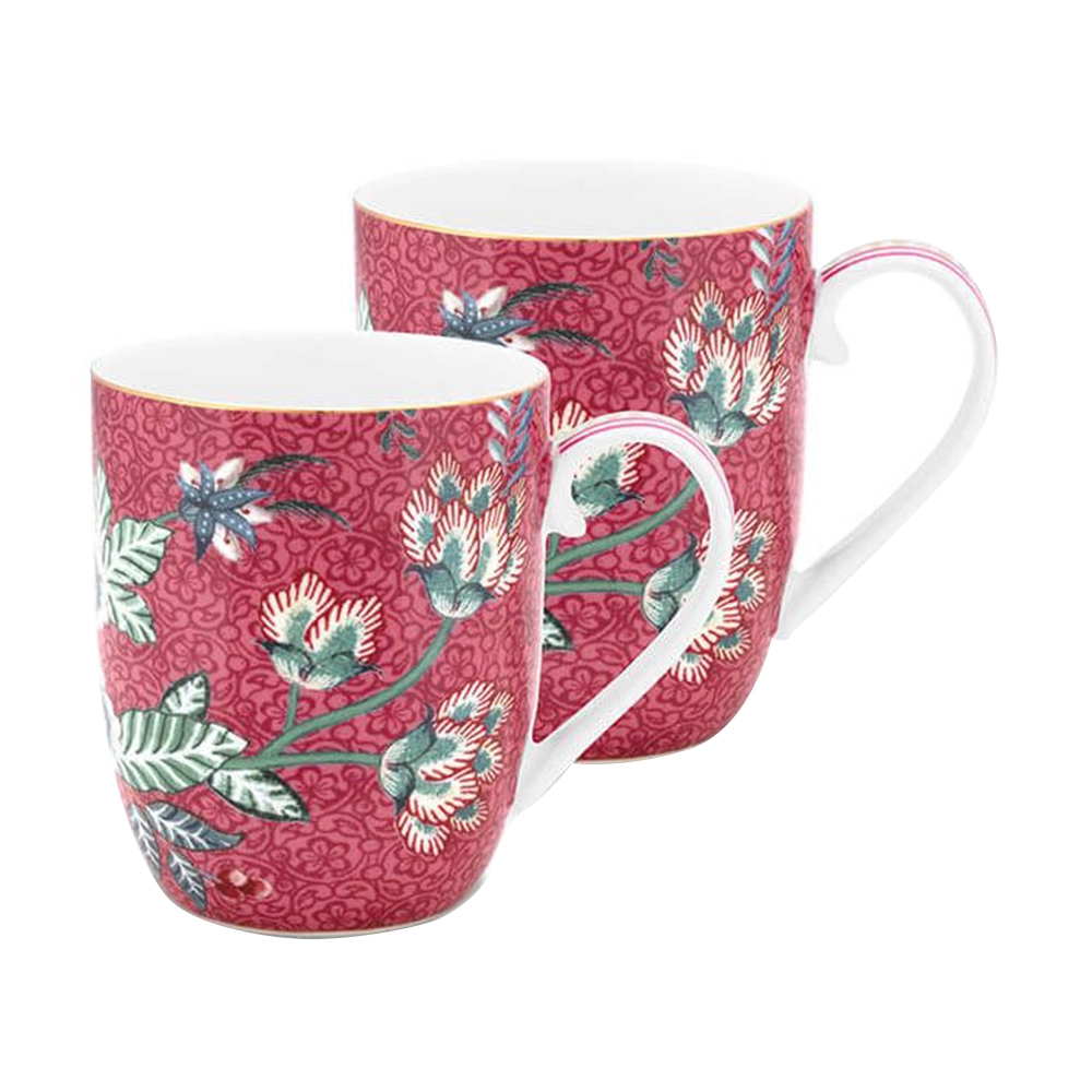 PIP STUDIO Flower Festival Small Mug - 2 pcs - 145 ml