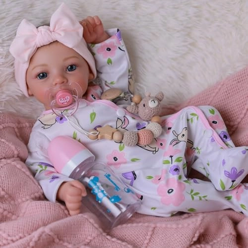 BABESIDE Reborn Baby Doll - 18Inch Silicone Girl Ages 3+