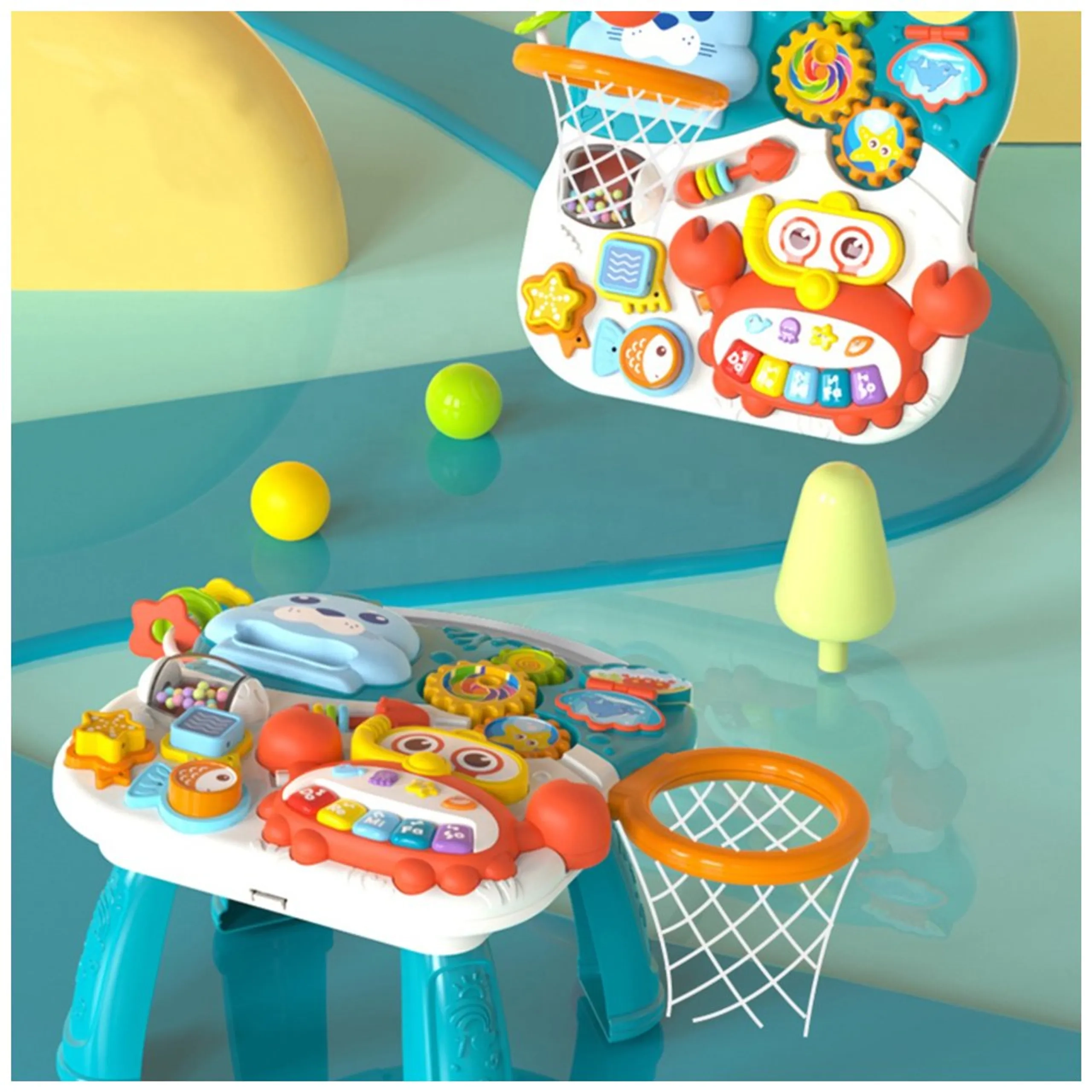 Baby Push Walker - Activity Learning Panel Music & Lights