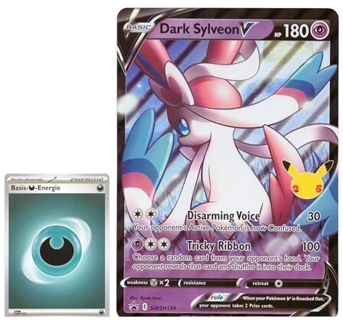 Dark Sylveon V SWSH134 - XXL Fullart Holo English