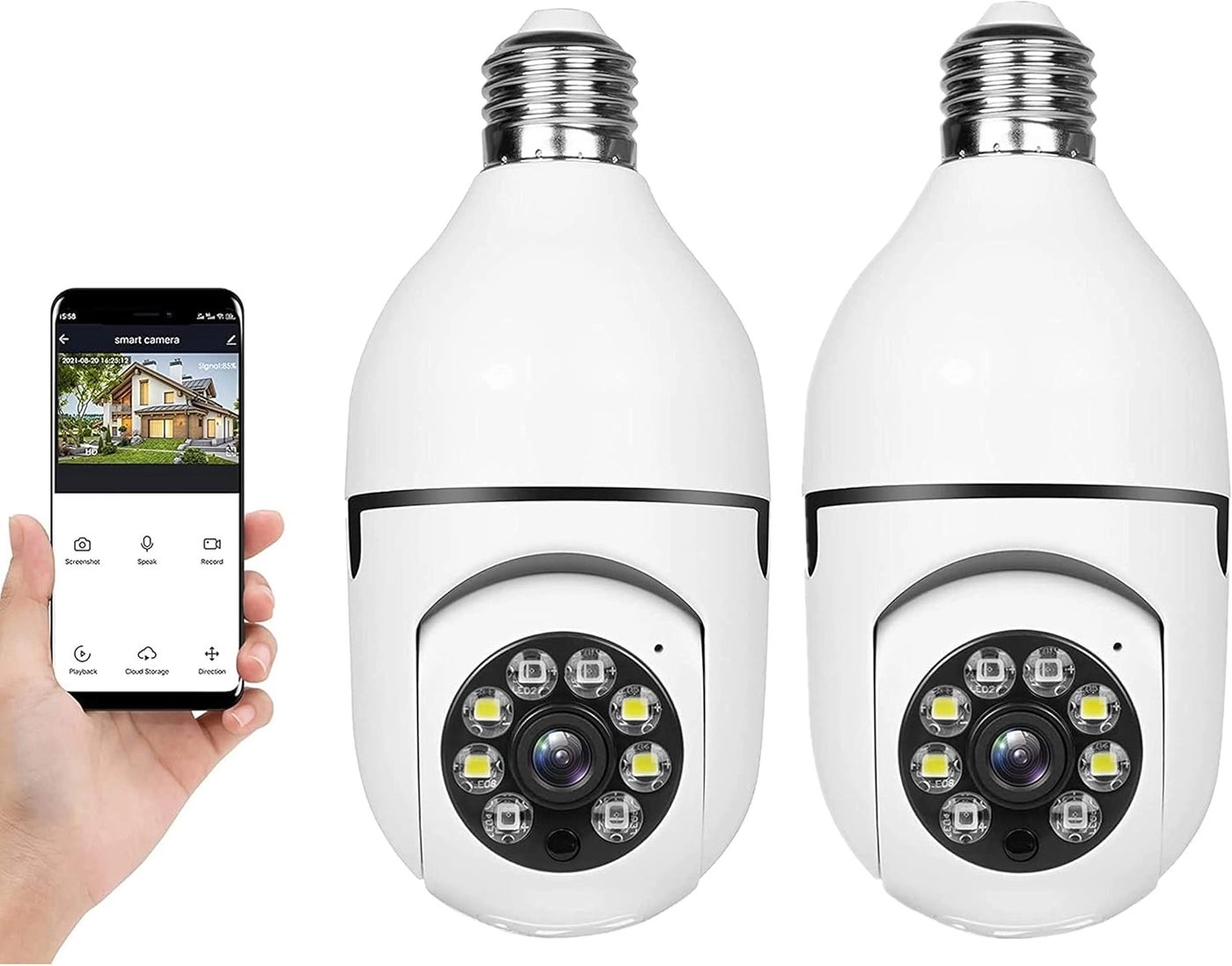 Light Bulb Camera 1080P