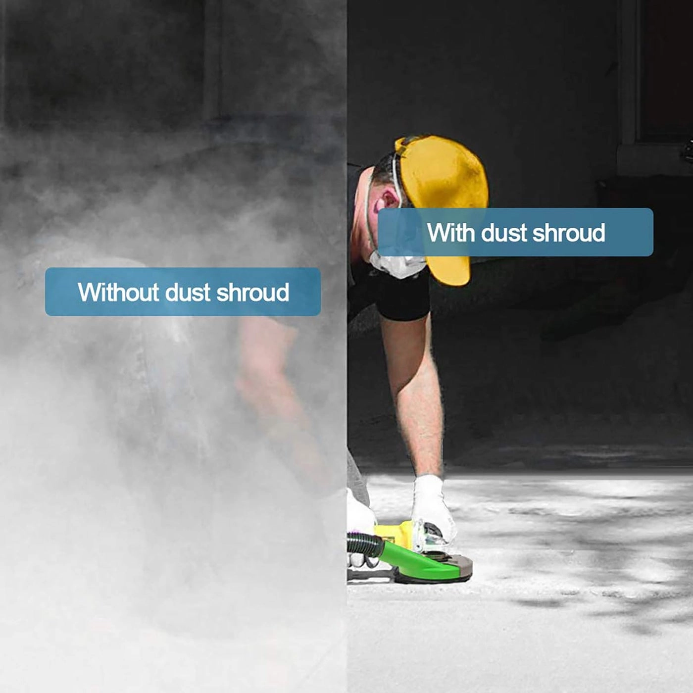 Surface Grinding Dust Shroud - 115mm 125mm