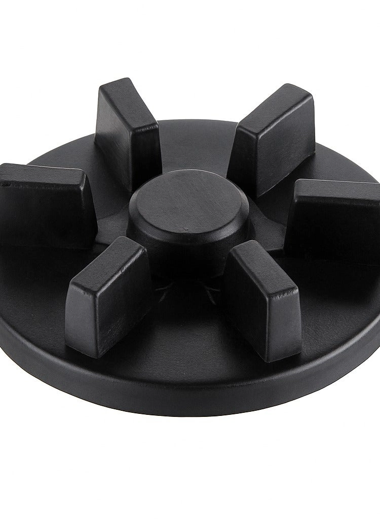 Plastic Mixer Grinder Motor Coupler - 4 x 4 x 1.5 cms Black