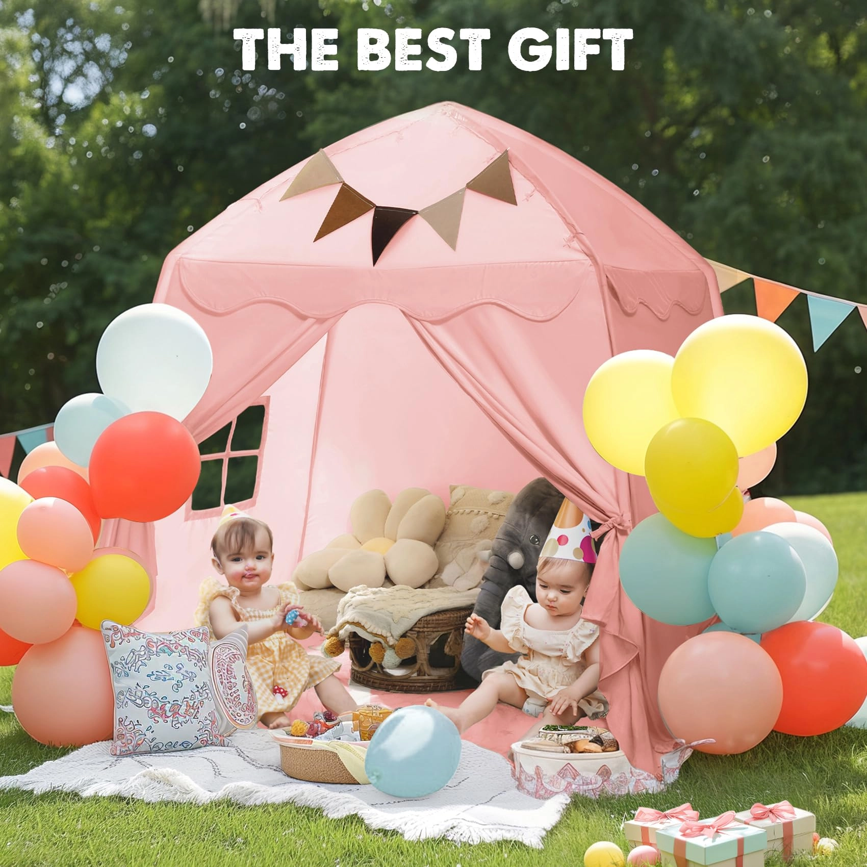 Kids Play Tent - Extra Large 59x39x59 in