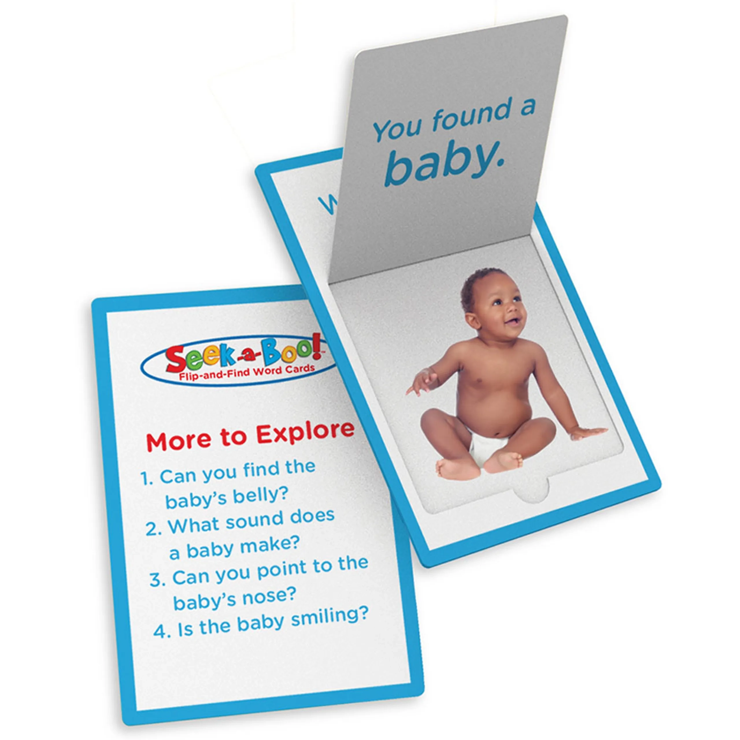 Seek A Boo!: Flip-And-Find Word Cards - 3 +