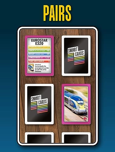Trains - Card Game - 100 PICS 7 games in 1