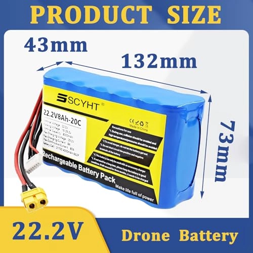 22.2V 8000mAh Lipo Battery