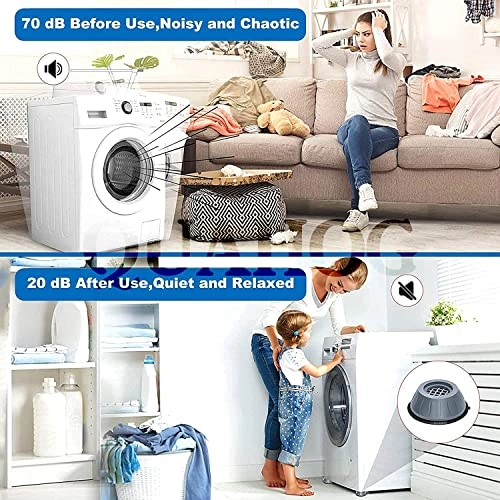 Anti Vibration Pads - Washing Machine Tread Grip Non Slip