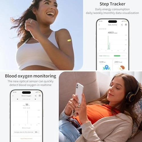 Smart Health Ring - Heart Rate Blood Oxygen Blood Pressure