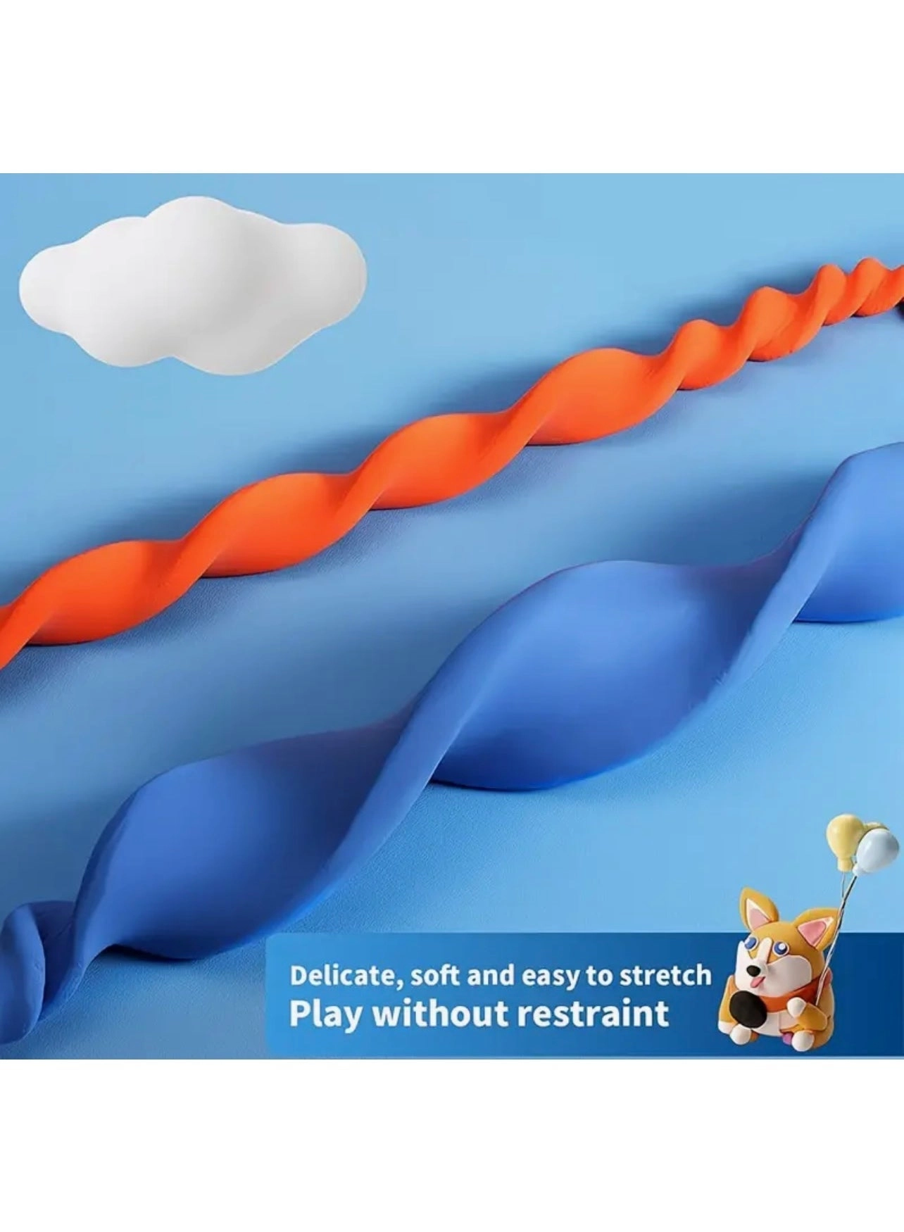 Modeling Clay Set - 3 Tools Non-Toxic 24pcs.