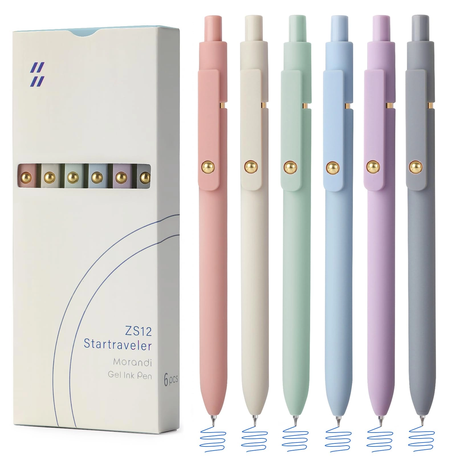 Gel Pens - 6pcs 0.7mm