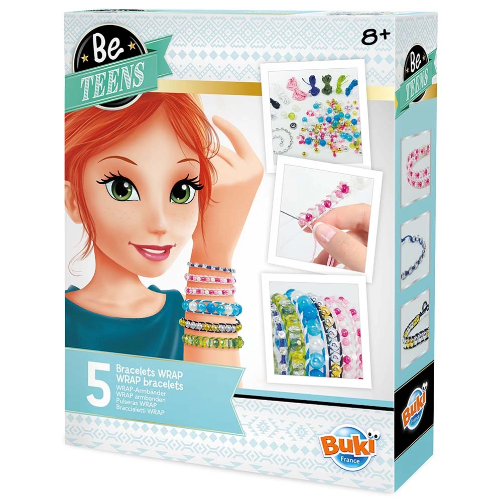 Wrap Bracelets Kit - Suitable for 8 to 13+ yrs Instruction sheet included